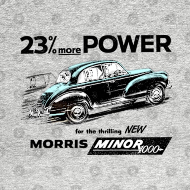 MORRIS MINOR - advert by Throwback Motors